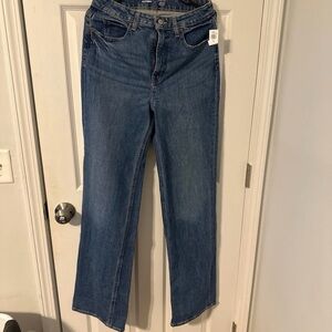 Old Navy Women's Straight Leg Blue Jeans